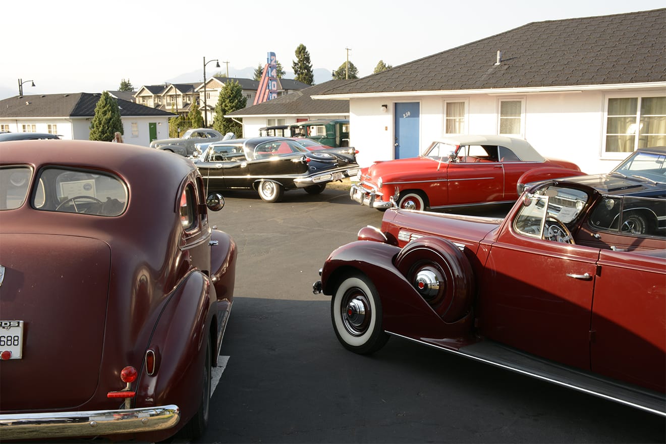Vintage car show 2400 Motel Vancouver