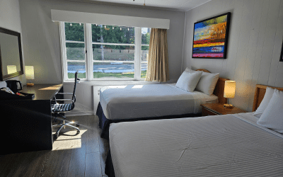 Pet-friendly two-bedroom family suite in East Vancouver motel