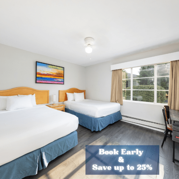 Book Early & Save up to 25% on Vancouver Motel